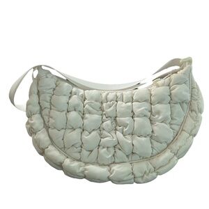 Wild Fable Half Moon Crossbody Bag in White